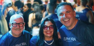 Gottino, Fabíola Reipert e Lombardi prestigiam a segunda noite de Carnaval no Camarote Euphoria em São Paulo