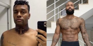 Irreconhecível! Após sair dos holofotes por quase dois anos, Nego Di ressurge com corpo completamente transformado e mira nova fase profissional no fisiculturismo