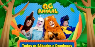 QG Animal – Brincando Pra Valer ocupa o Teatro Multiplan com oito sessões especiais e proposta educativa para famílias