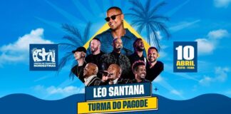 Léo Santana e Turma do Pagode fazem show especial no CTN dia 10 de abril